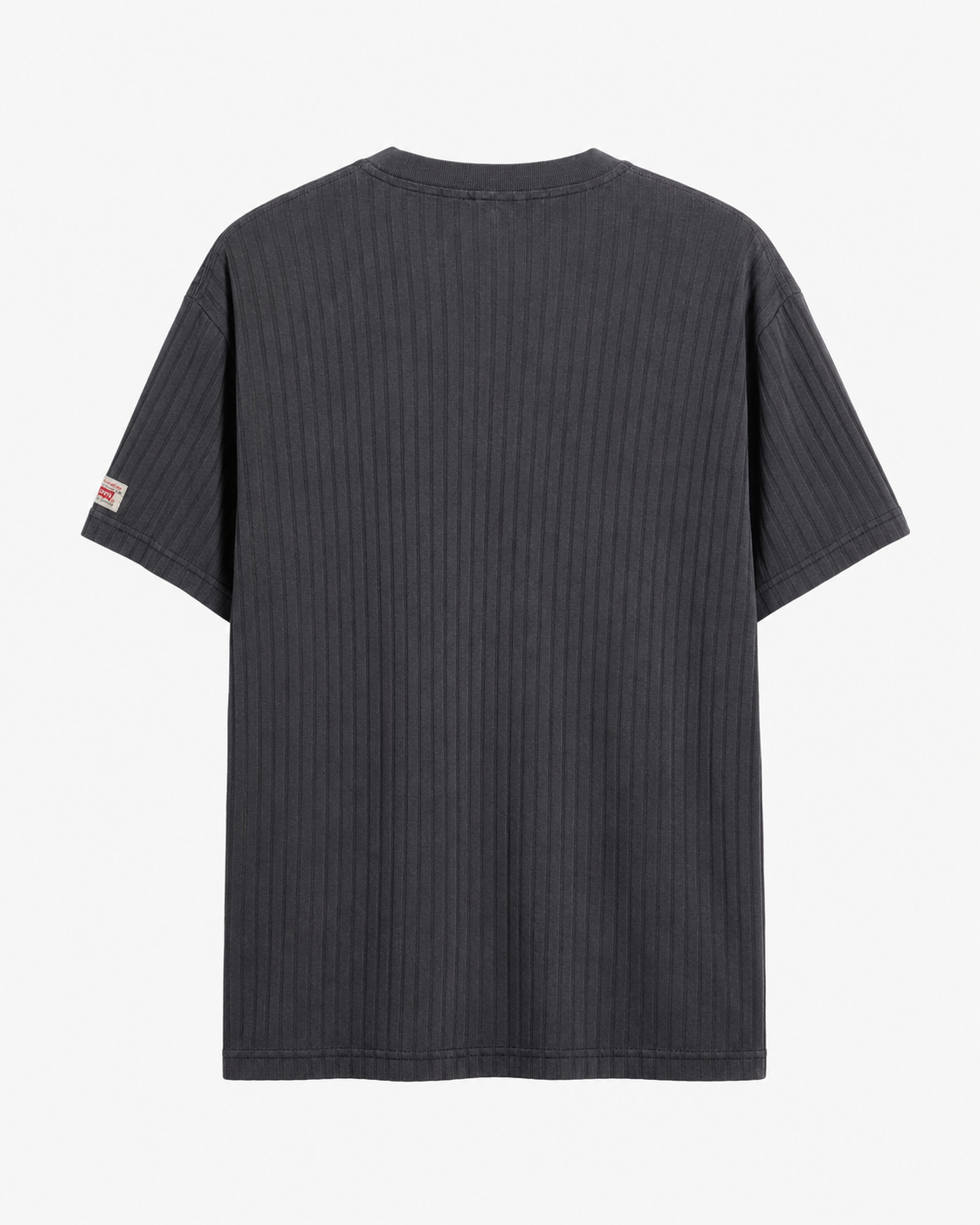Vintage Levi's Henley T-Shirt Schwarz Größe S Rückansicht