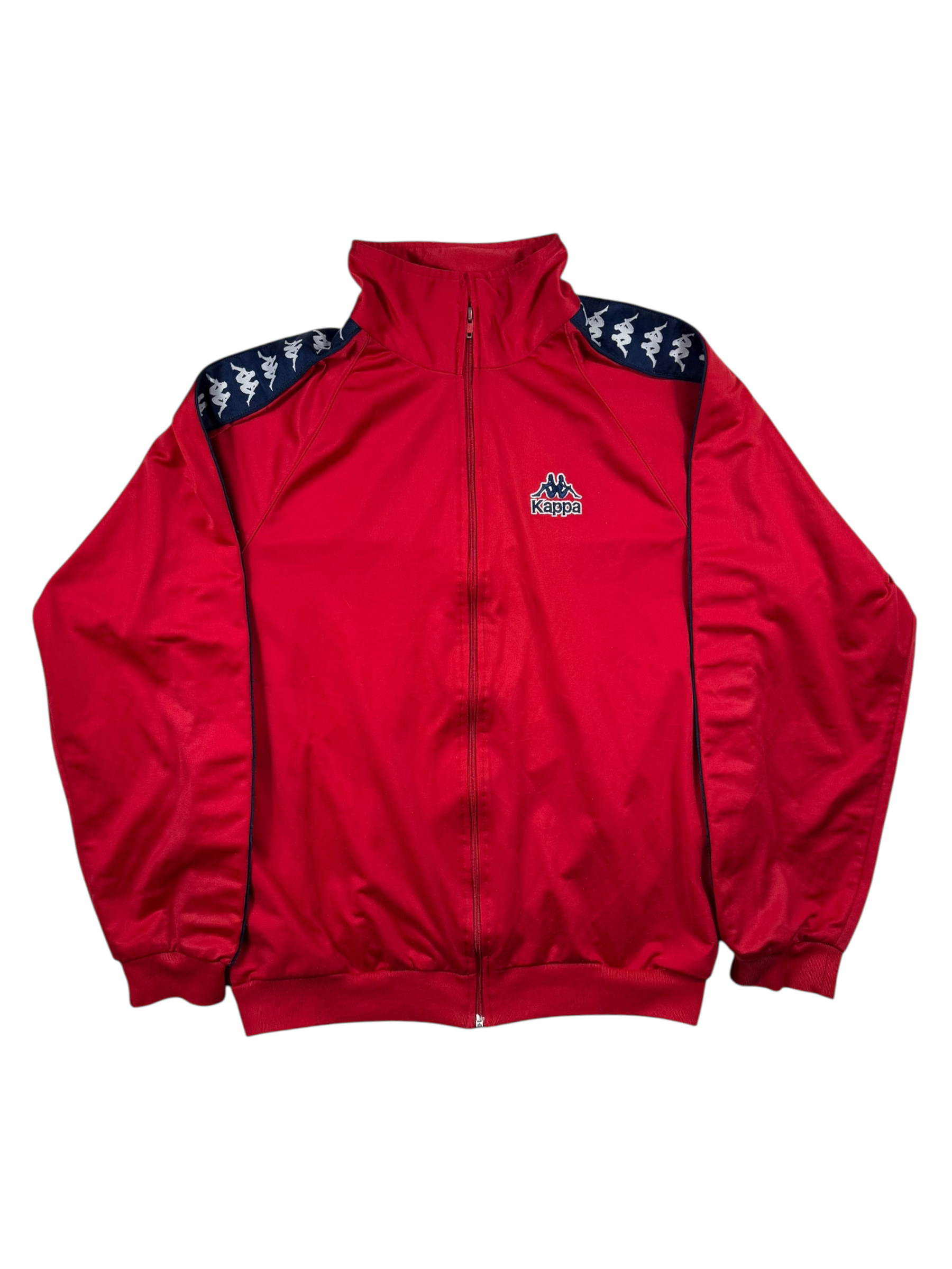 Vintage Kappa Sweatjacke Rot – Größe L