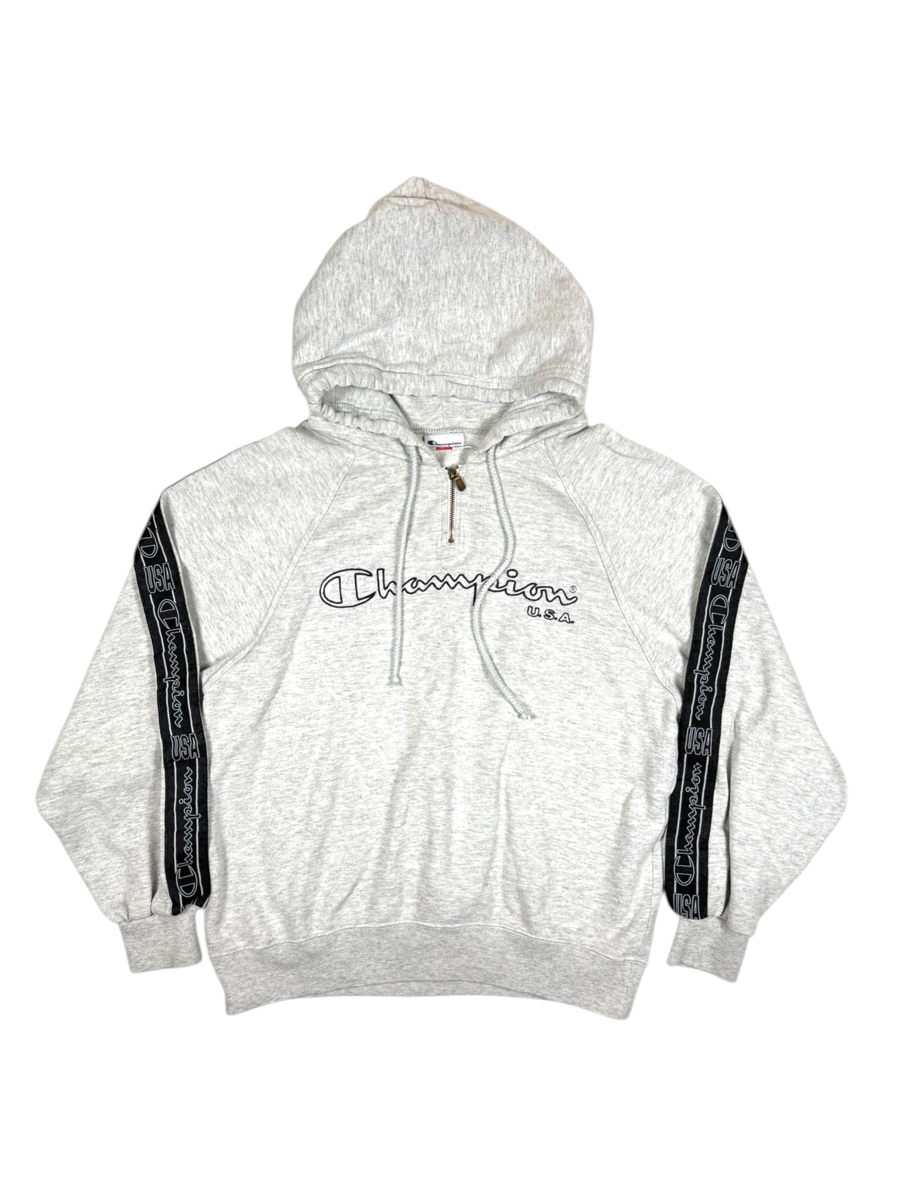 Vintage Champion Hoodie Grau – Größe S