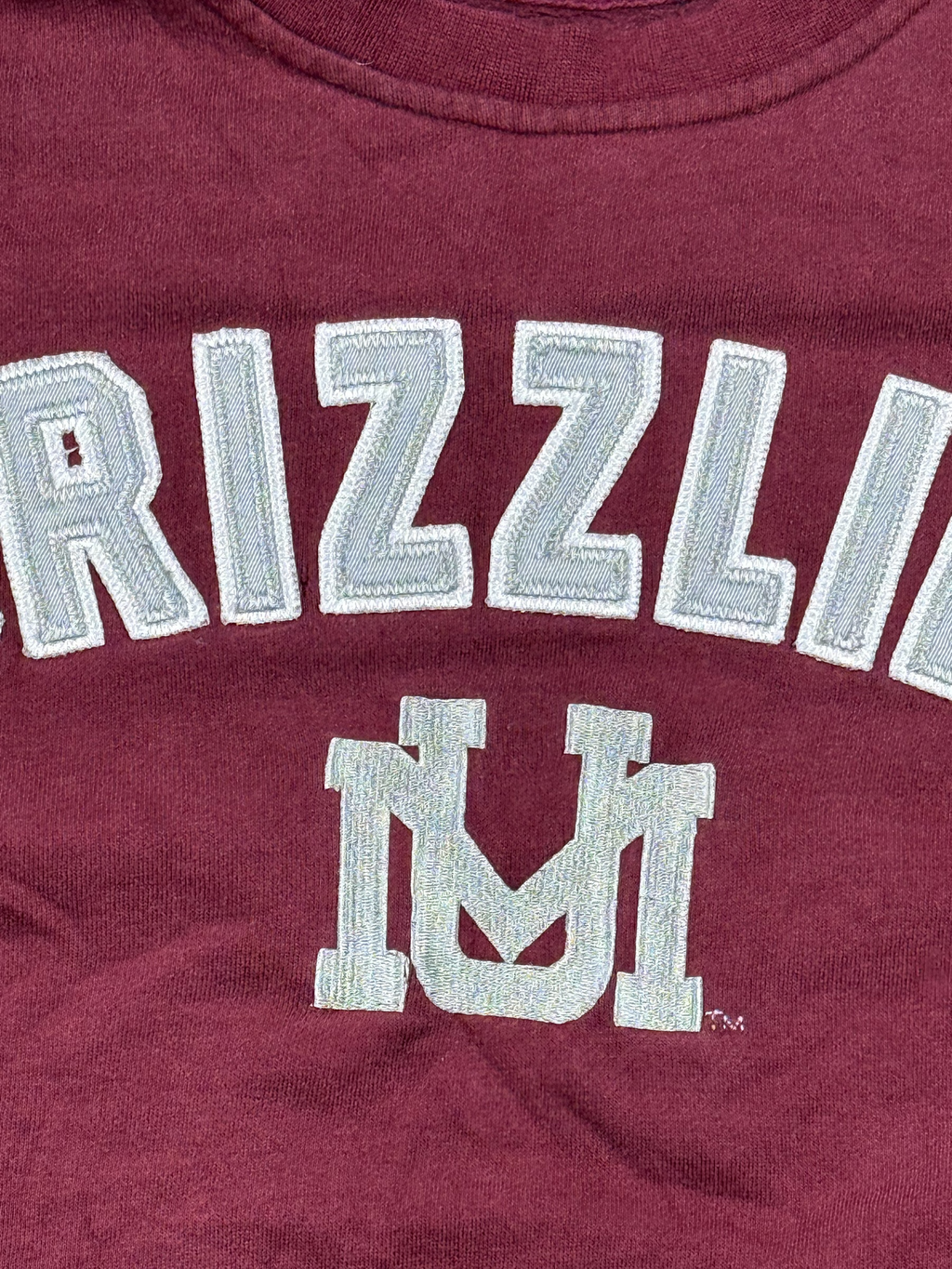 Vintage Sweatshirt Grizzlies Rot – Größe L
