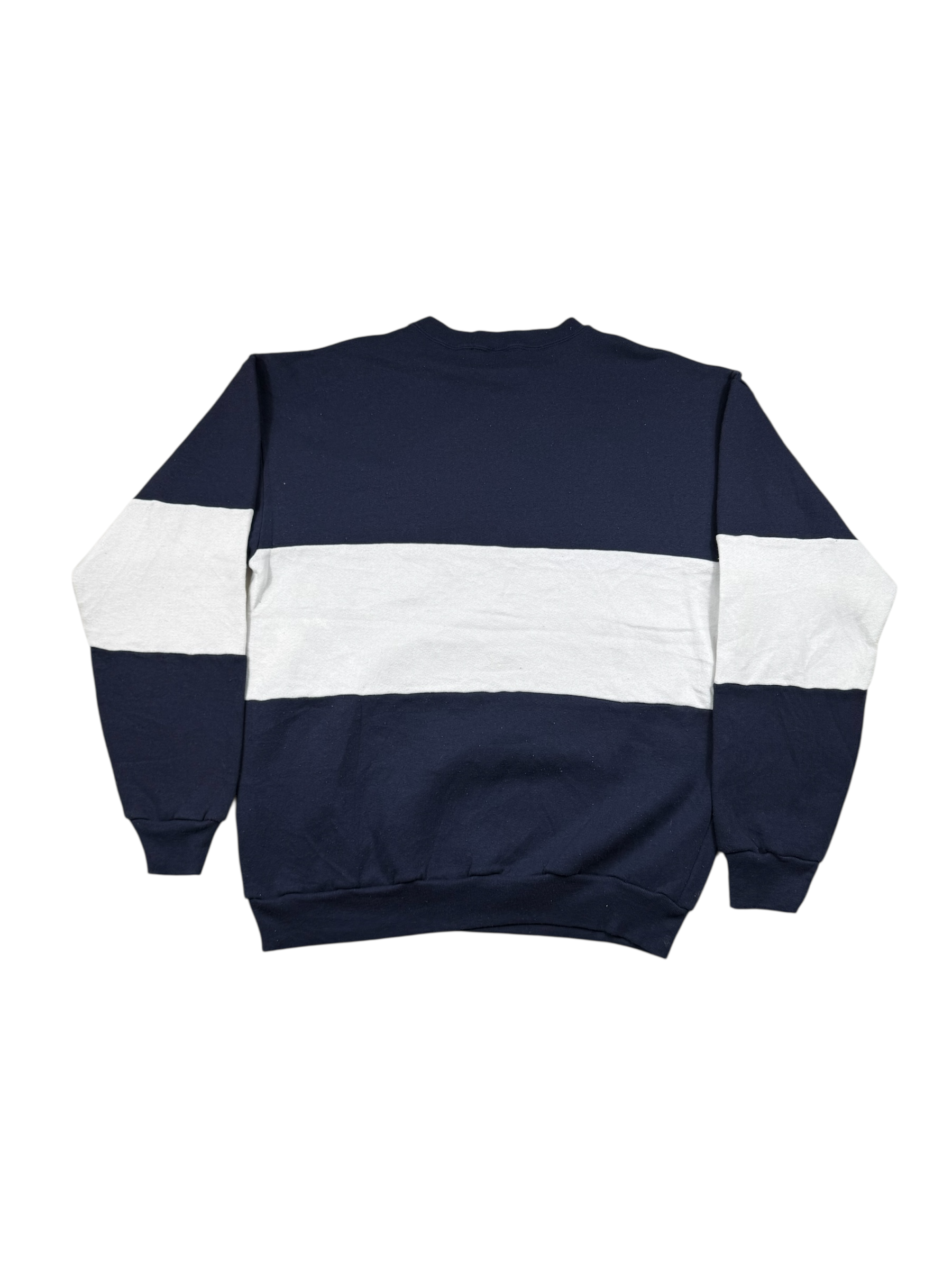 Vintage Sweatshirt Notre Dame Blau, Weiß – Größe M
