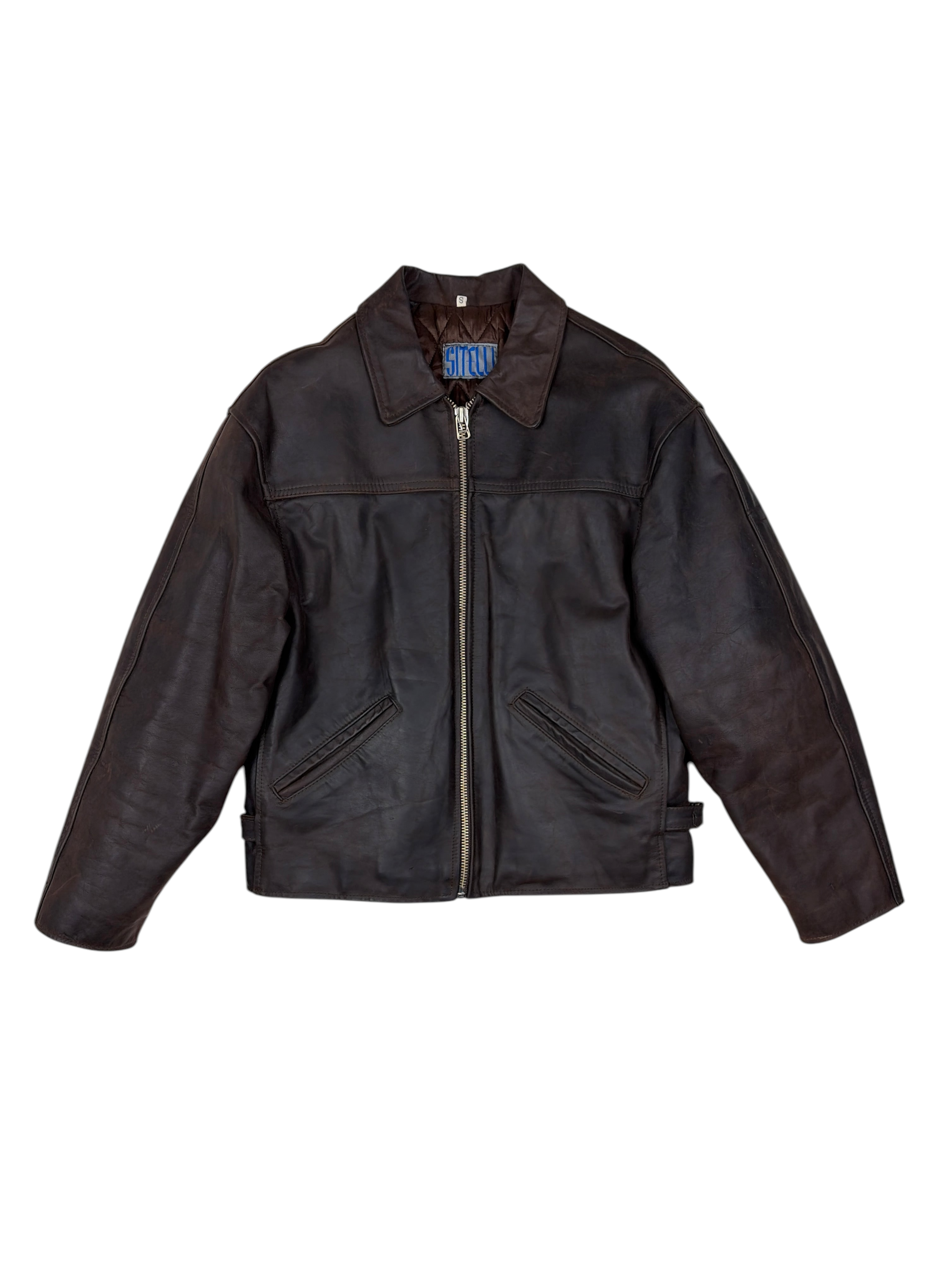 Vintage Sitelli Lederjacke - M