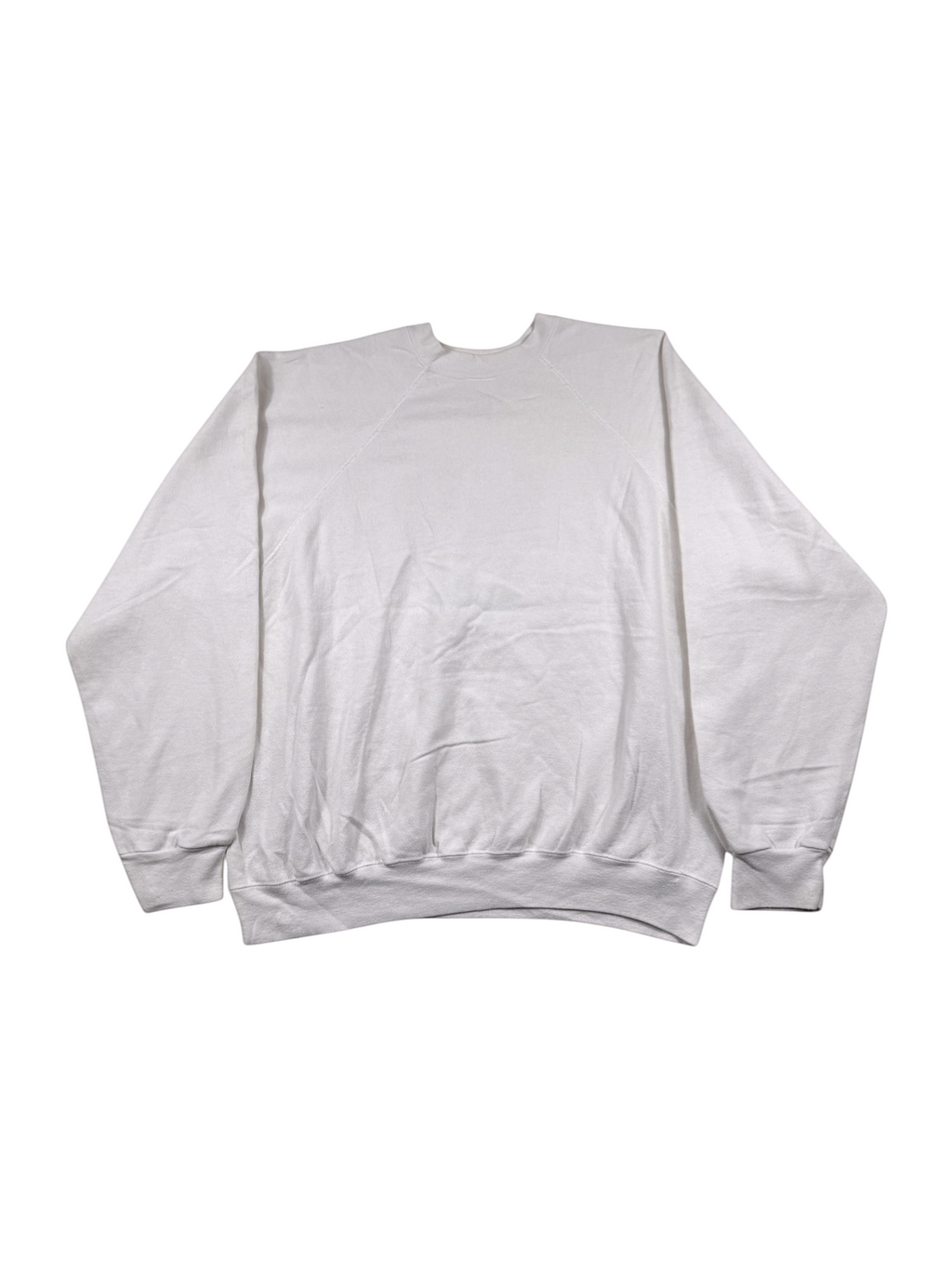 Vintage Sweatshirt University ND Weiß – Größe L