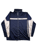Vintage Sweatjacke Diadora Blau – Größe XXL