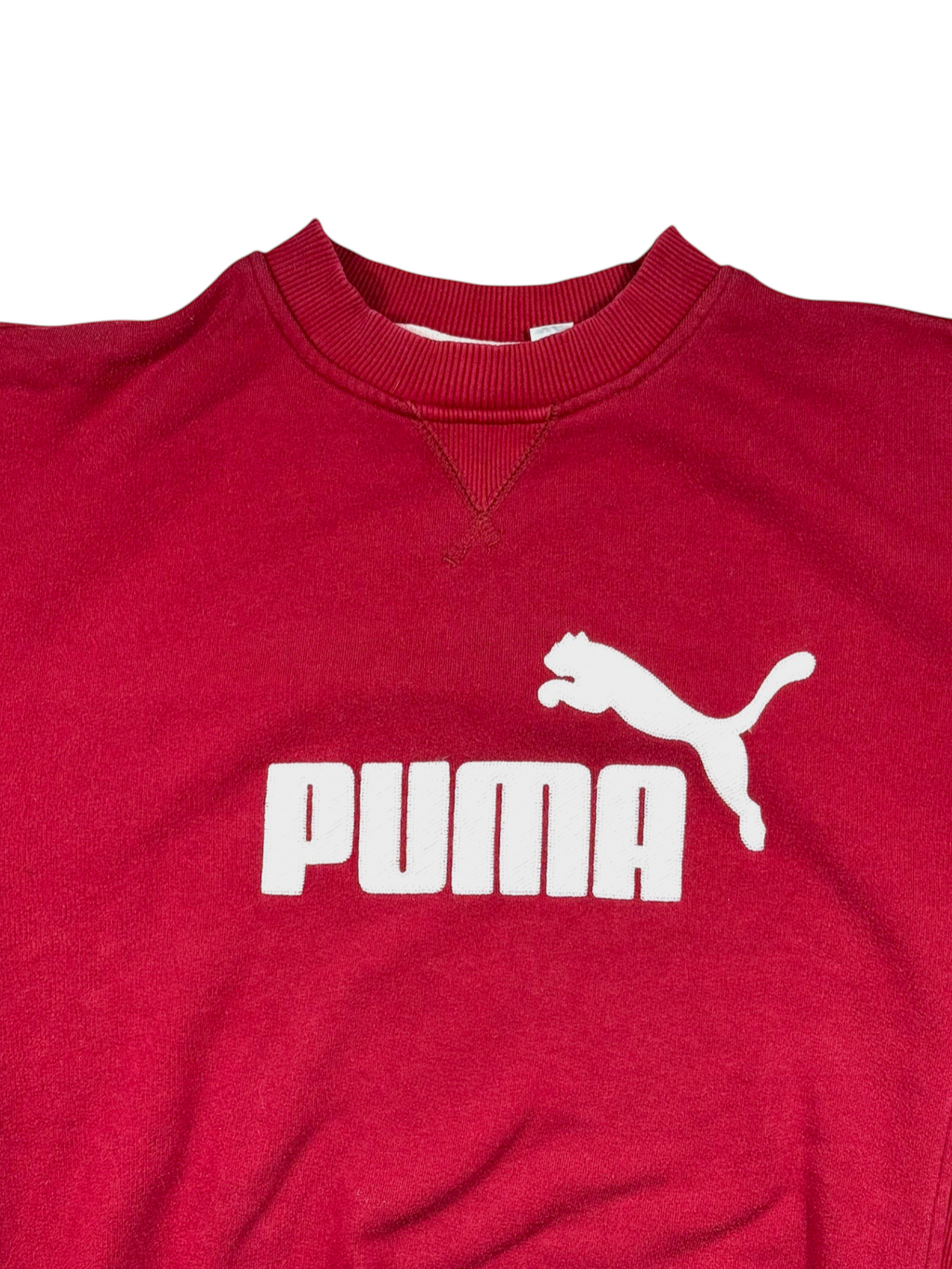 Vintage Sweatshirt Puma Rot – Größe L