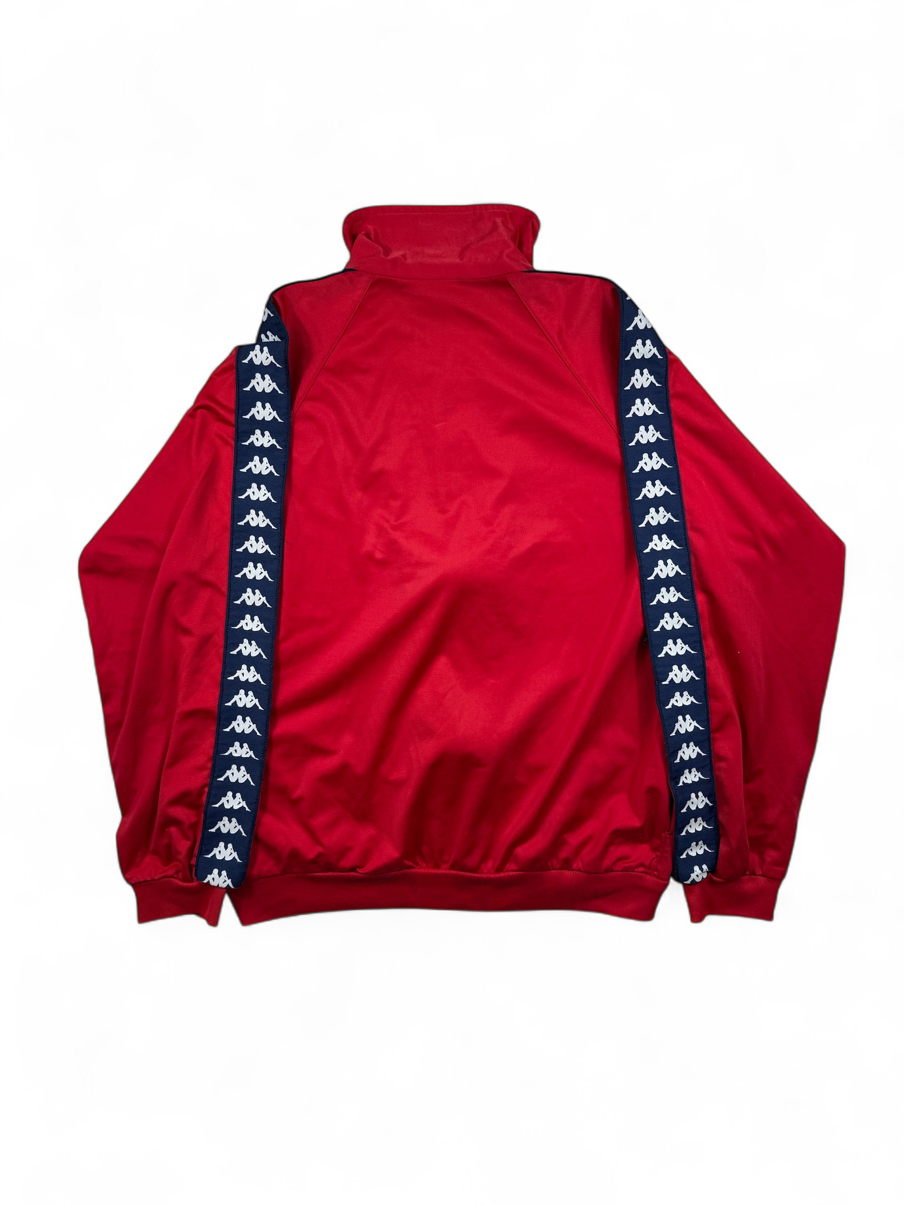 Vintage Kappa Sweatjacke Rot – Größe L