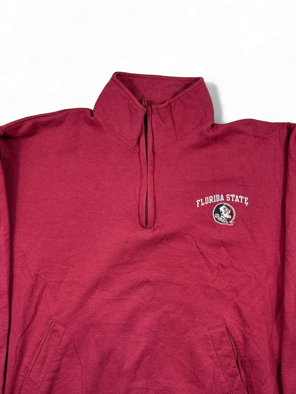 Vintage Champion Sweatshirt Florida State Rot – Größe XL