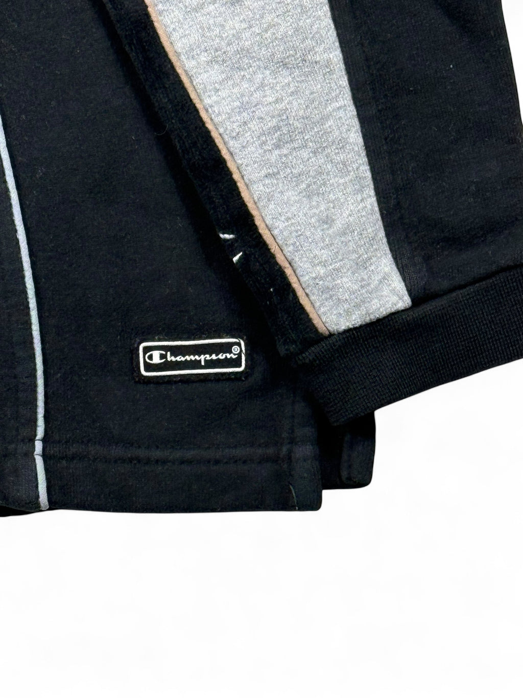 Vintage Champion Sweatshirt Zip Schwarz – Größe M