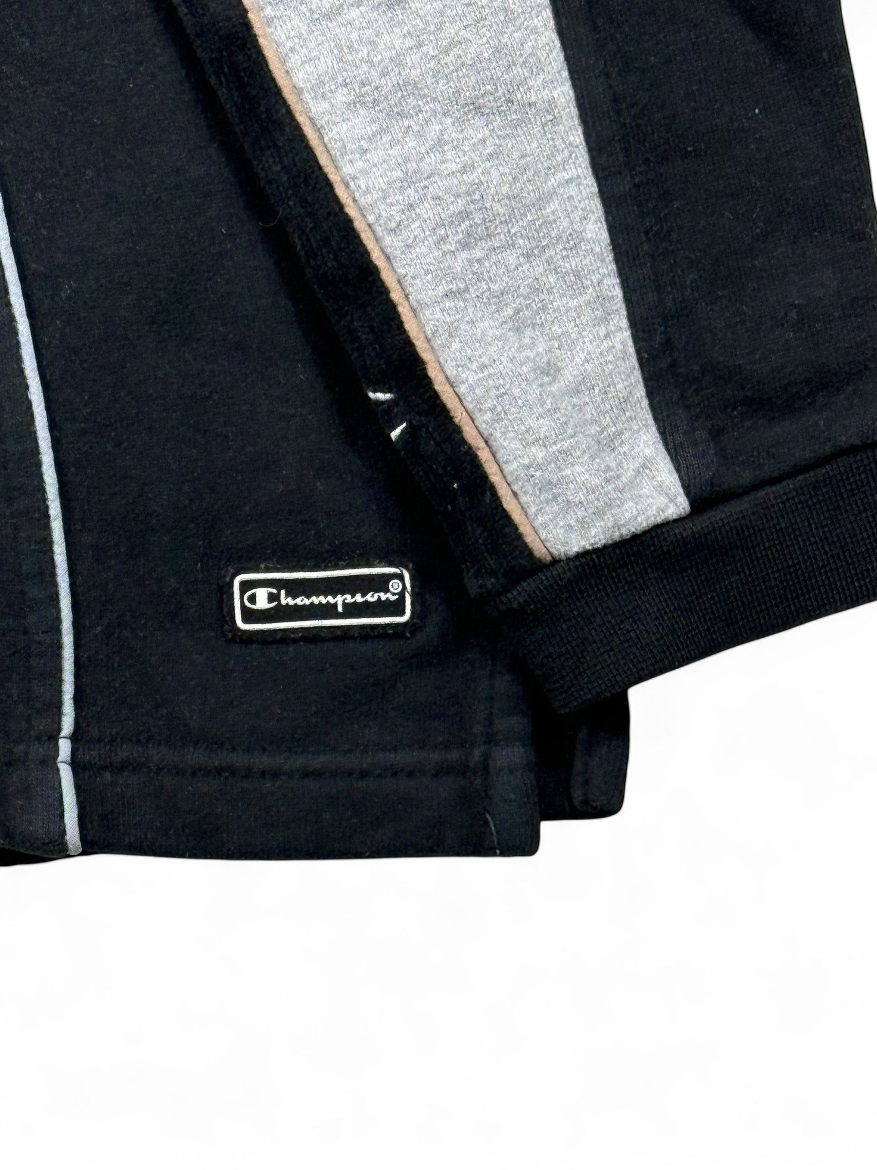 Vintage Champion Sweatshirt Zip Schwarz – Größe M
