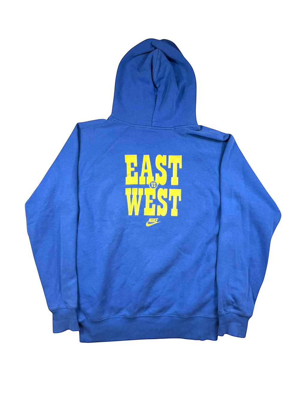 Vintage Nike Sweatshirt East Vs West Blau – Größe L